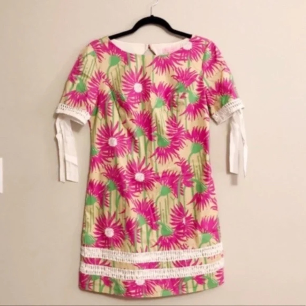 Lilly Pulitzer Coastal Kiss Pink Floral Dress